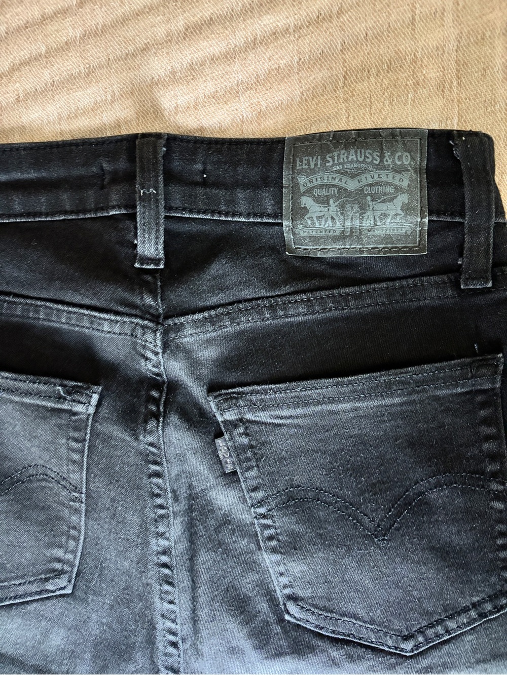Levi's Black Women's Flare/Wide Leg Jeans